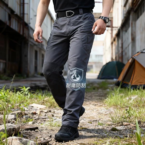 Ix5 Tactical Pants Men's Outdoor Loose Fit Multi-Pocket Wear-Resistant Special Duty Pants Men's Workwear Pants Multi-Purpose Cp Camouflage