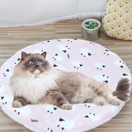 宠物猫狗用品双面法兰绒面垫子猫咪床垫狗床垫颜色随机介意勿拍