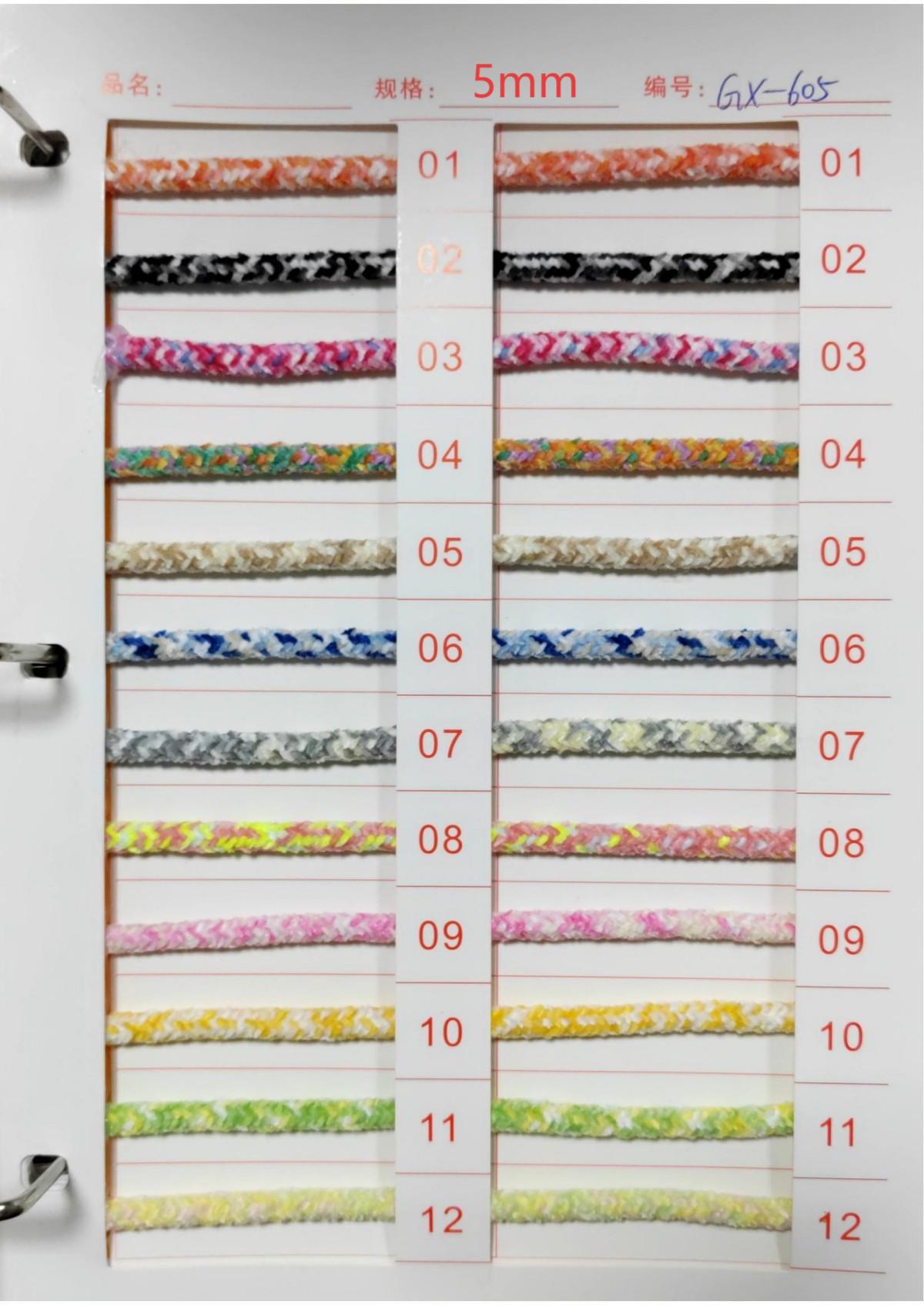 5mm color mixto Chenille sólido graso hombre y mujer zapatos de pan casuales zapatos de papá de color otoño y invierno cordones redondos