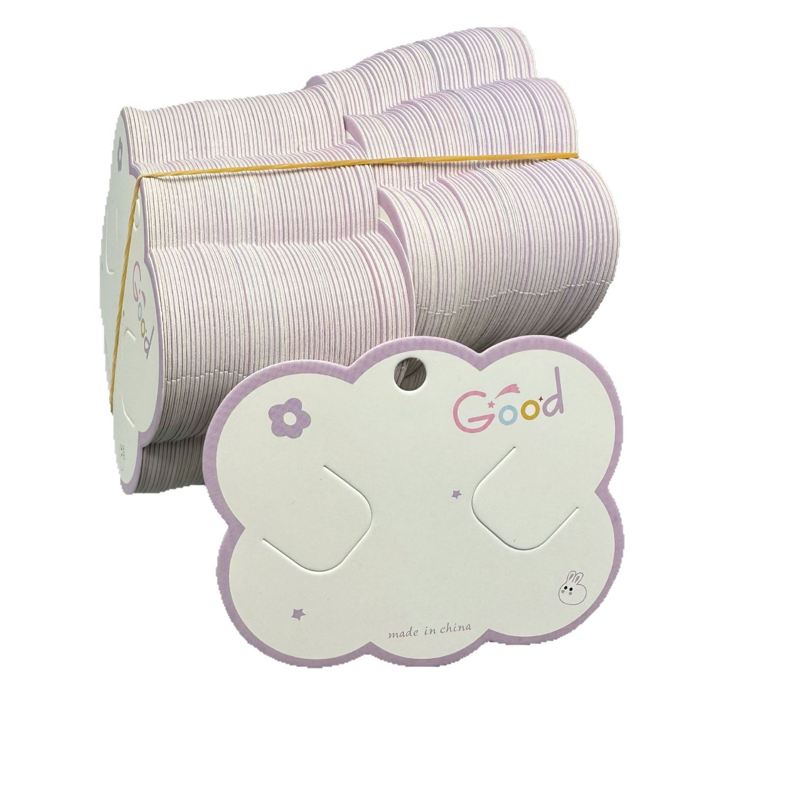 Tarjetas de papel de dibujos animados coloridos tarjetas de cabello nubes tarjetas Crown tarjetas de auriculares para niños tarjetas de pulsera de forma de dedo tarjetas de exhibición tarjetas de anillo