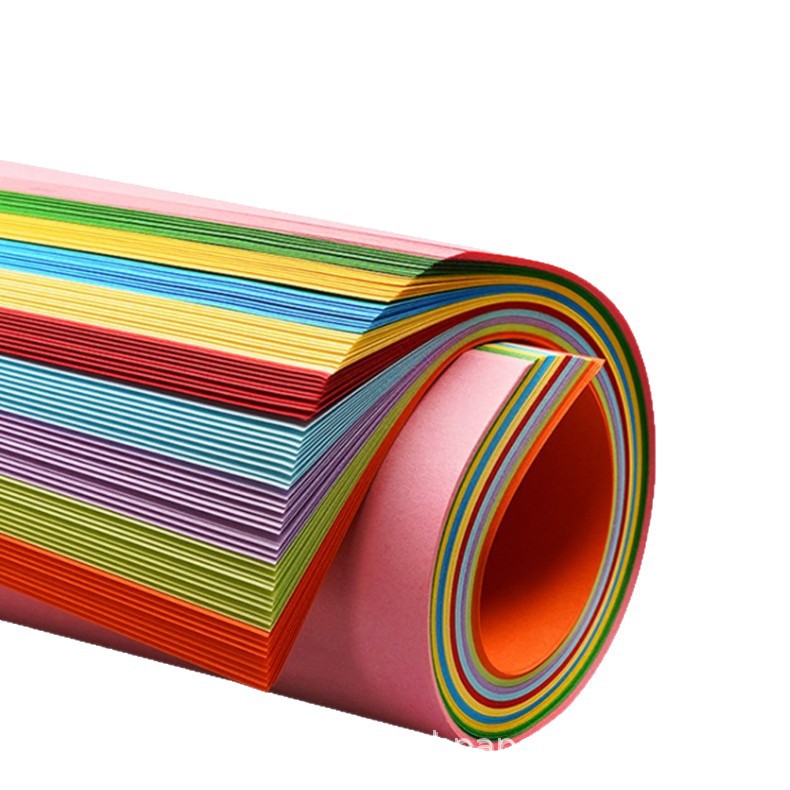 120g papel en color 160g A4 copiar 80g papel de impresión en color origami hecho a mano papel de copia en color fábrica directa