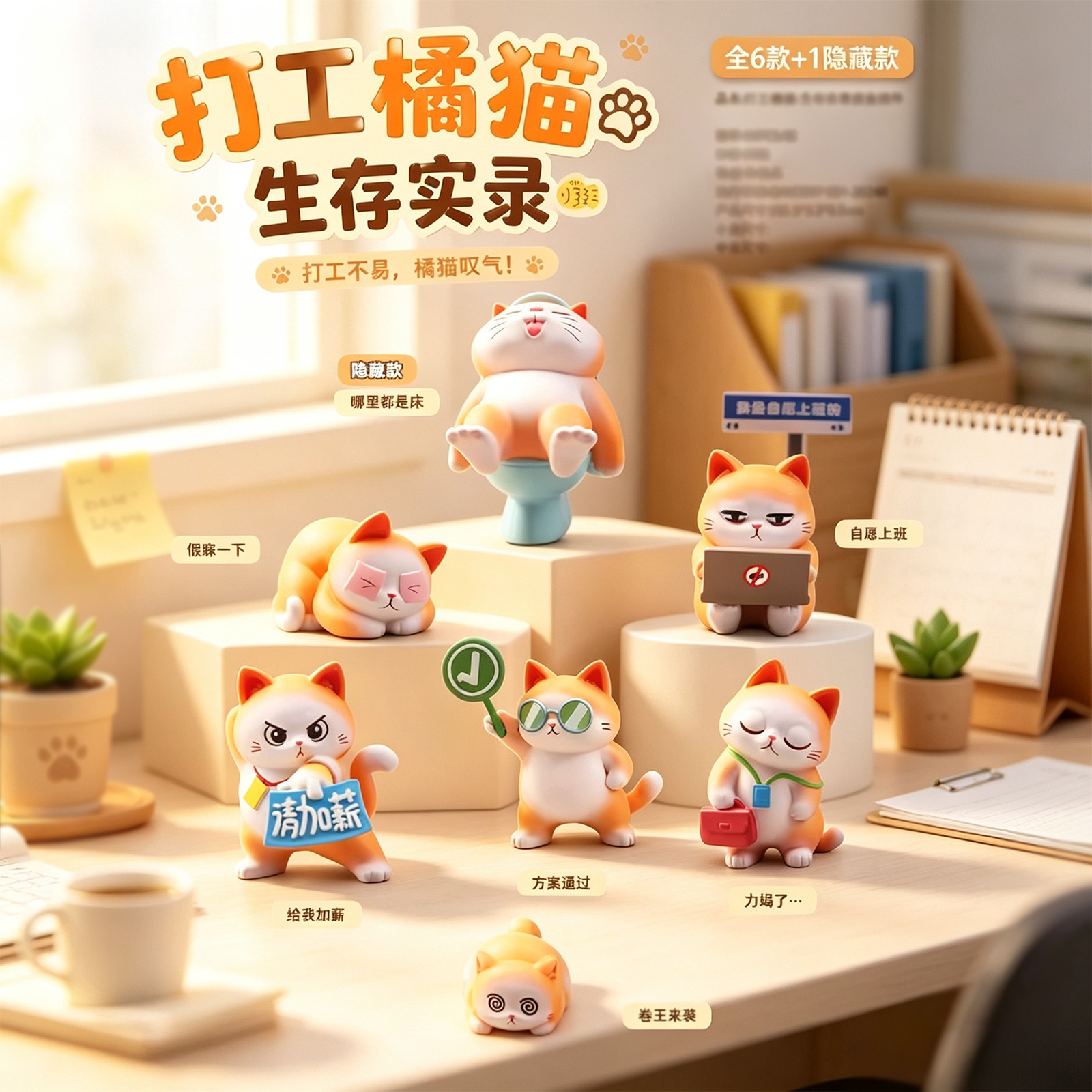 80320 working orange cat 6 / Random 1