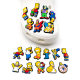 New Cute Simpsons Series Hole Shoes Shoes Flower Shoe Buckle Soft Rubber PVC Anime Shoes Accessories DIY Accessories