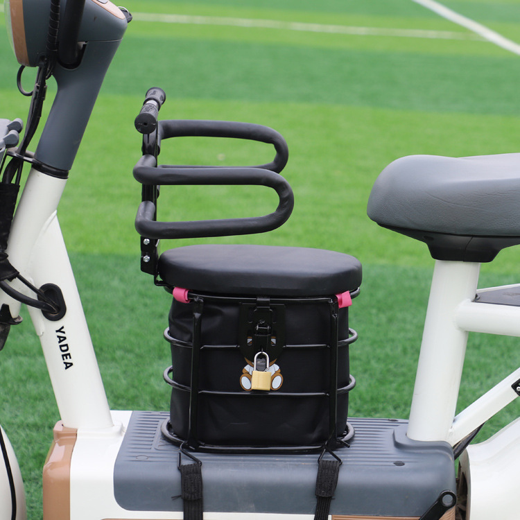 Yadi electric scooter child seat, Aima electric bike child seat, front-mounted seat for babies and toddlers, electric motorcycle baby seat