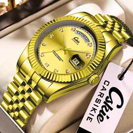 瑞士正品劳男士手表机械表全自动商务风防水2025新款超薄男表