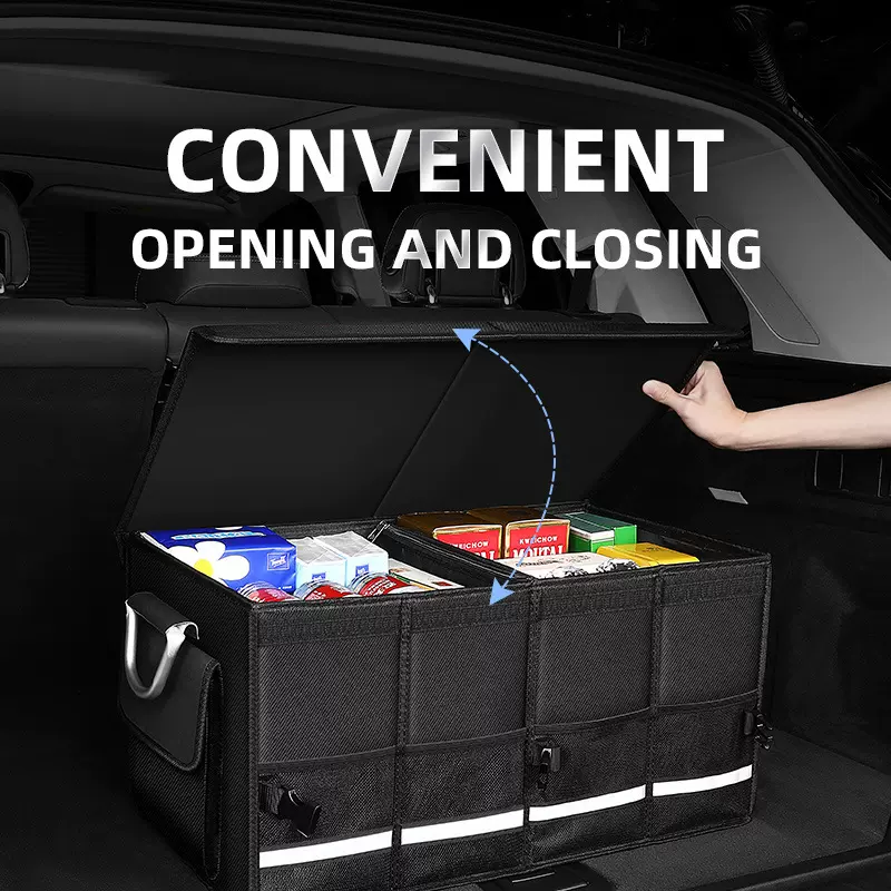 汽车后备箱储物箱大容量车载折叠收纳整理箱子牛津布艺车尾收纳箱