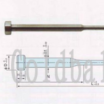 射梢顶针台阶推杆ENSL1.5-50-P0.5-N40