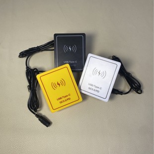 Square Wireless Charging Usb+Type-C Port Charging 15W