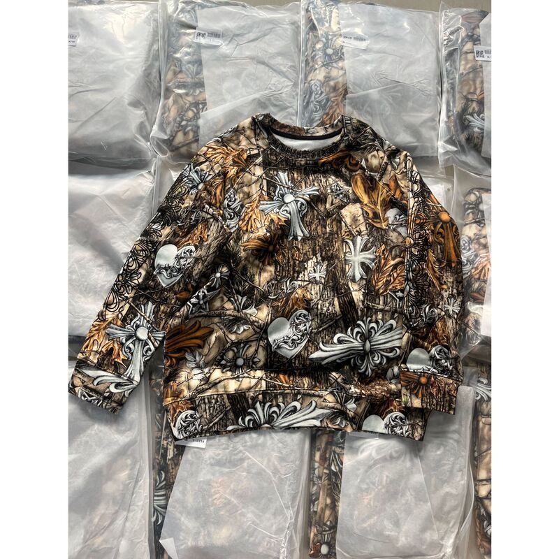 26Ss Nanyou Haute Couture/Boutique Store Niche Ch Collaboration Horseshoe Sweatshirt Top Round Neck Long Sleeve Ins Style 26Ss Nanyou Haute Couture/Boutique Store Niche Ch Collaboration Horseshoe Sweatshirt Top Round Neck Long Sleeve Ins Style