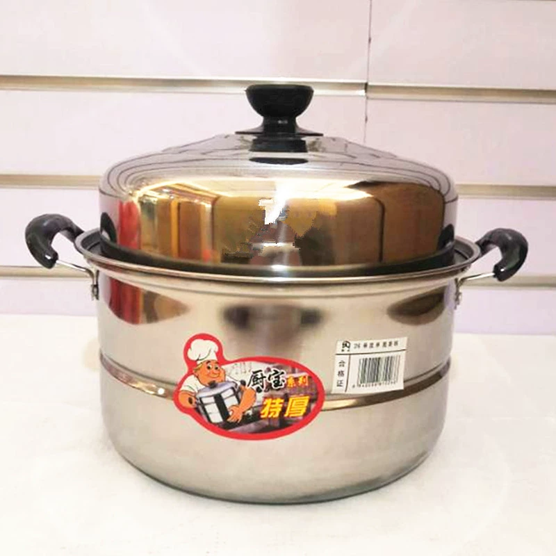 Magnetic kitchen treasure steamer single bottom single -bottomed pot double -bottom double -bottom double -bottom double -layer replenishing single -篦 篦 篦 带 带 带 Double 篦