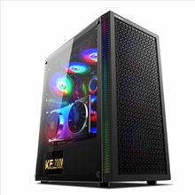 跨境VSHENG威盛游戏机箱支持X79X99E-ATX700W电源支持双路主板