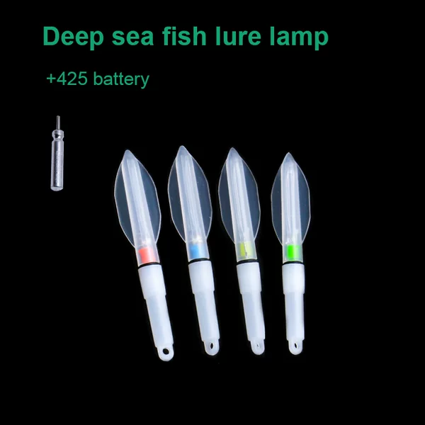 Colorful fish trap lamp LED underwater fish lamp sea fishing deep sea fishing straight column type fish lamp four leaves