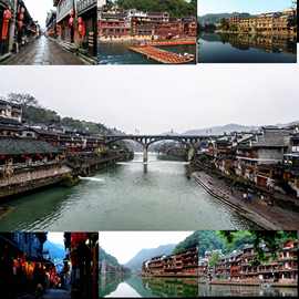 3568凤凰古城旅游风景照片摄影高清图片杂志画册海报