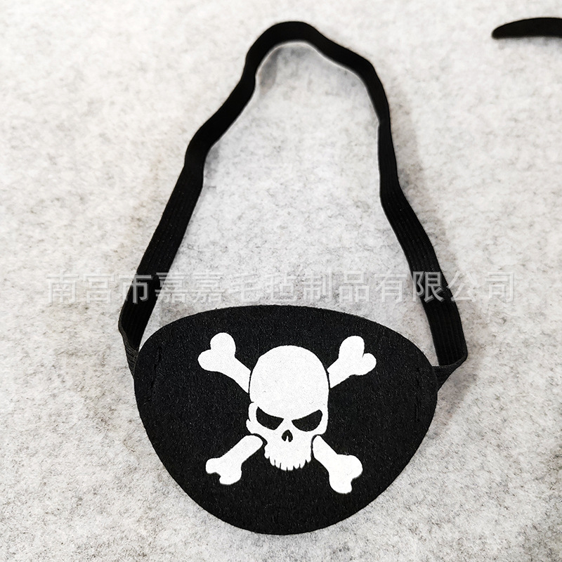 Pirate eye patch (wide flat rope)