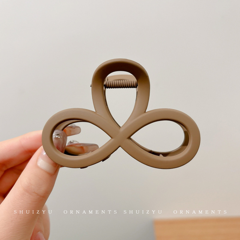 Clip de agarre, gran cantidad de cabello, horquilla esmerilada, horquilla simple, horquilla de tiburón, nuevo y exquisito tocado de alta gama, horquilla femenina