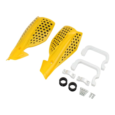 motorcycle hand guard modification: Motorcycle front windshield - yellow-26-style-hand-guards