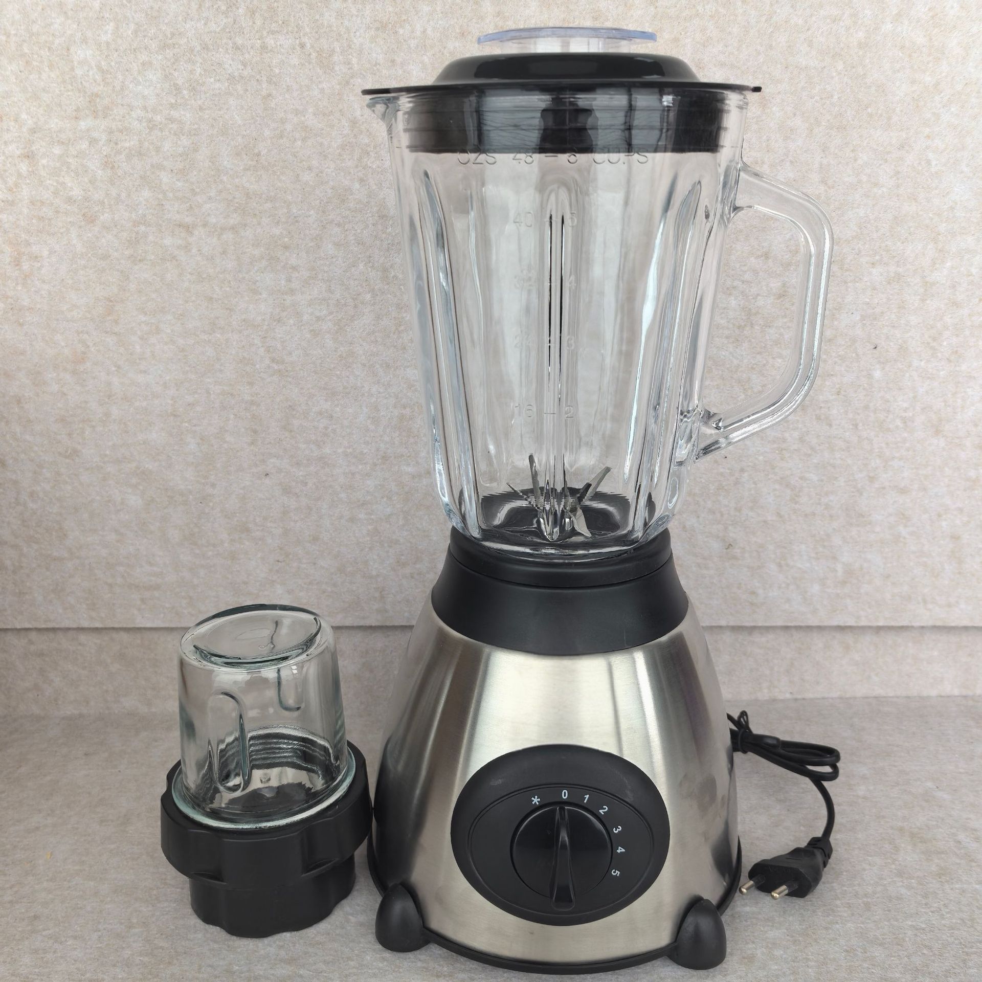 Exprimidor de jugo en inglés agitador de jugo de vidrio dos en uno molino de cocina saludable de alta velocidad image 5
