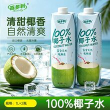 椰子水钻包1L装果蔬汁支持ODM,OEM定制源头工厂饮料