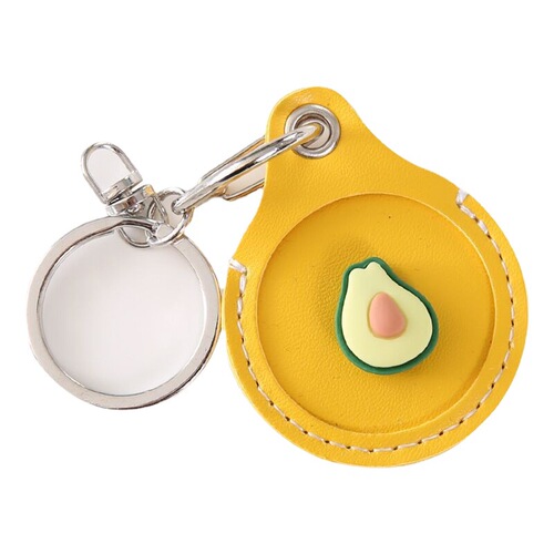 Cartoon drop-shaped access control card holder Creative mini community elevator card buckle sensor AirTag protective cover