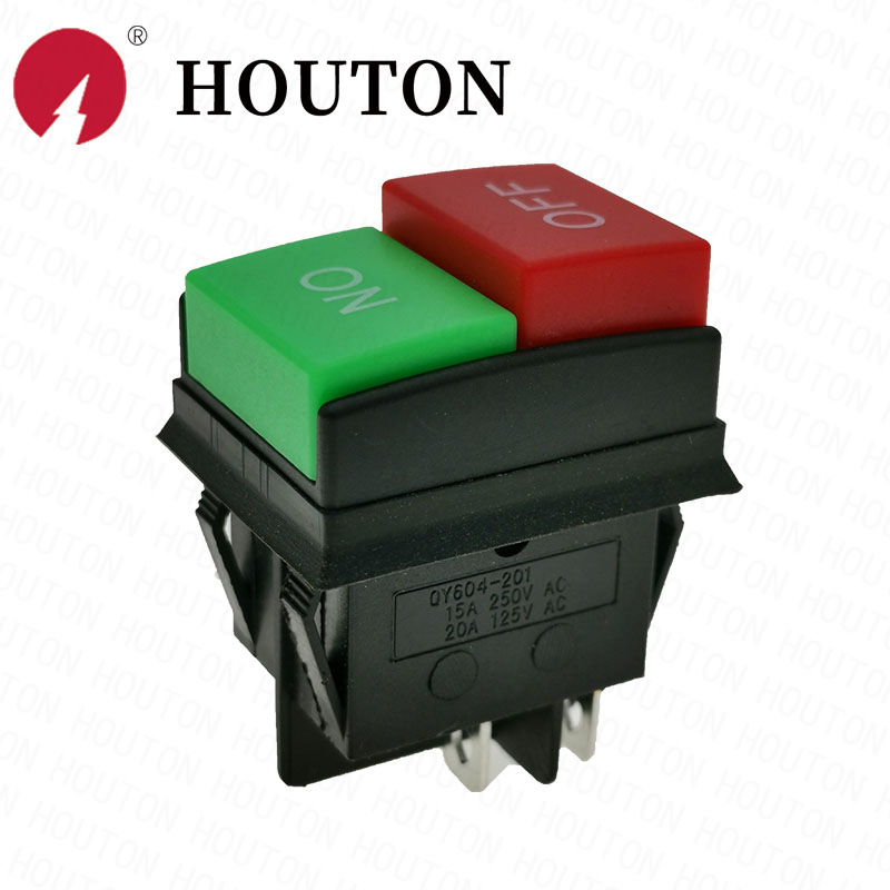 厂家批发KCD4四脚船型开关 洗车机开关 遥控开关 机械升降开关