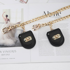 Men and Women Hip-Hop Metal Chain Bags Accessories Fashion Dresses Jeans Belt Decor Trendy Chains