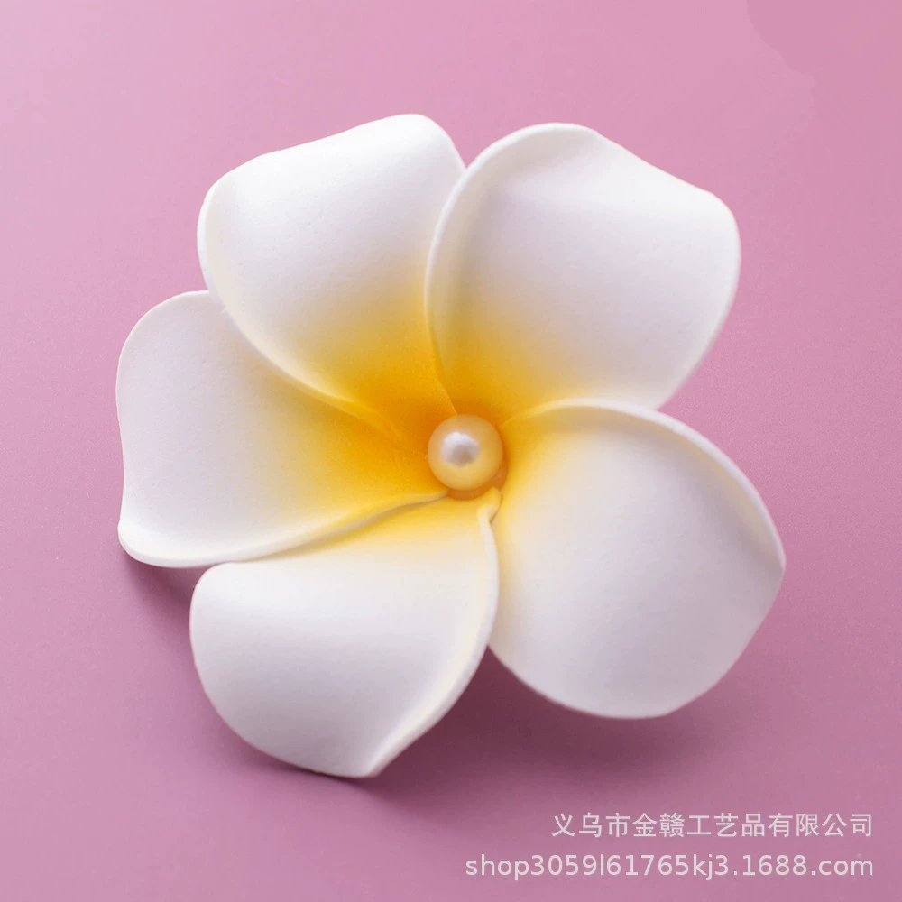 Симуляция 2-11 см Плюмерия Пляжная дорожная купальник Hair Clip Новорожденный Венок Seaside Цветок Hair Clip