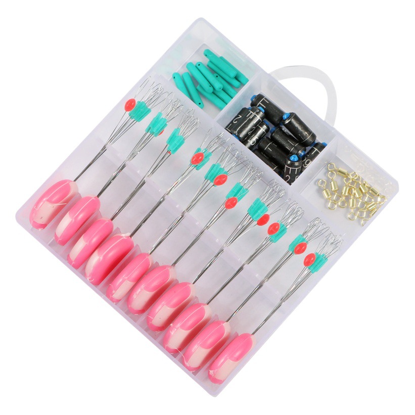 Silicone space beans 7+1 suit main line set accessories wild fishing competitive fishing gear fishing accessories full set combination wholesale
