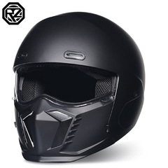 Orz3C Certified Heavy-Duty Warrior Combination Scorpion Helmet Retro Motorcycle Cruising Bike Helmet Lightweight Full-face