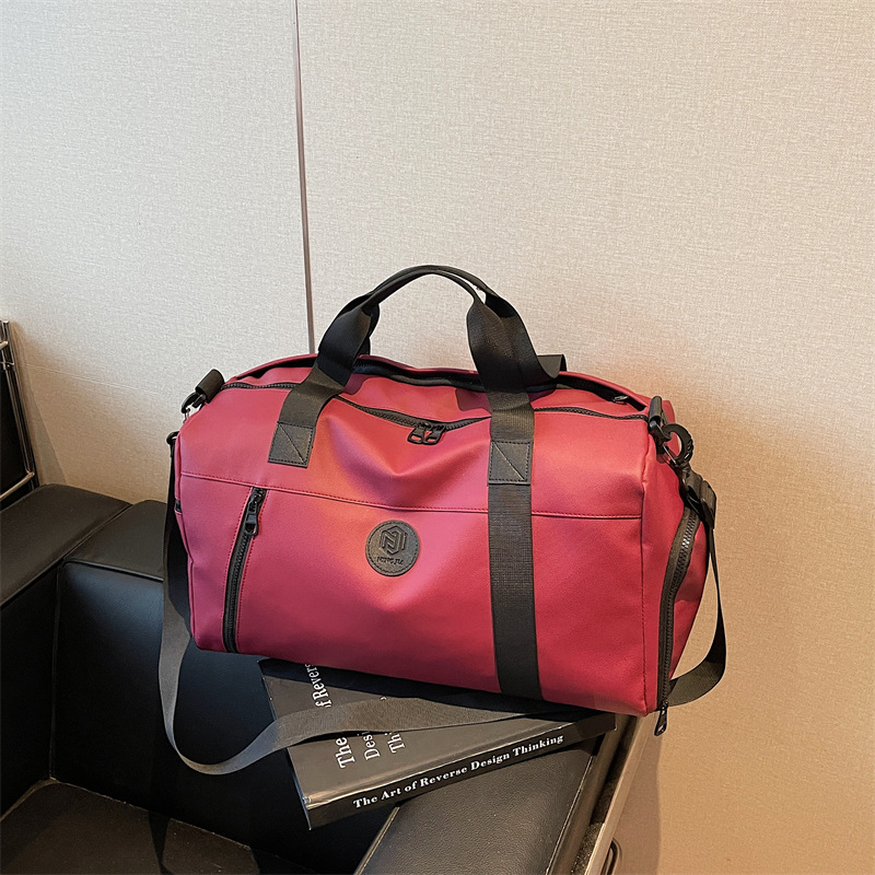 Cross-Border Short-Term Travel Bag, Women's Lightweight Luggage Bag, Men's Large-Capacity Handbag, Travel Bag, Fitness Bag