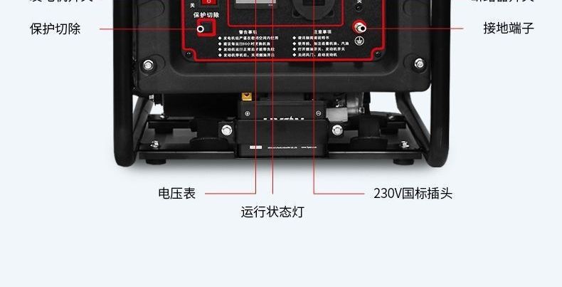 Digital variable frequency gasoline generator 220v small household high-power outdoor construction portable generator for stalls Amazon