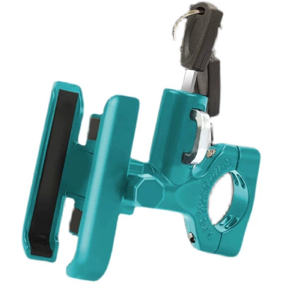 Helmet lock: two-in-one battery bicycle mobile phone