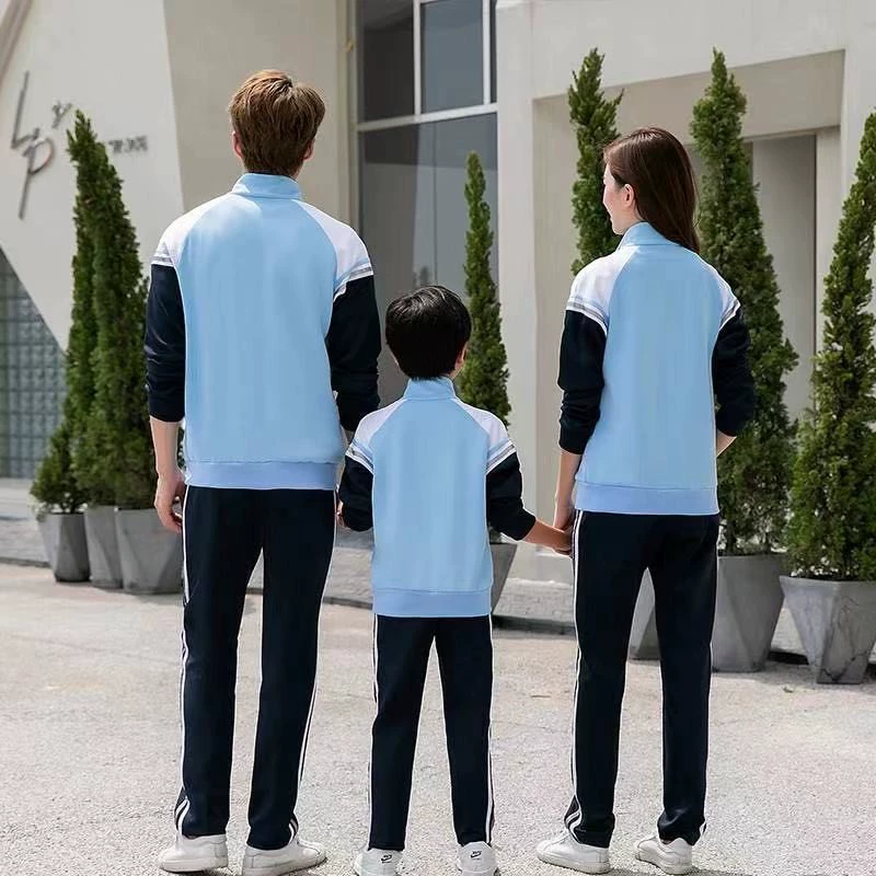 Осенняя униформа для учащихся старших классов начальной школы, мужская и женская куртка, повседневные спортивные брюки