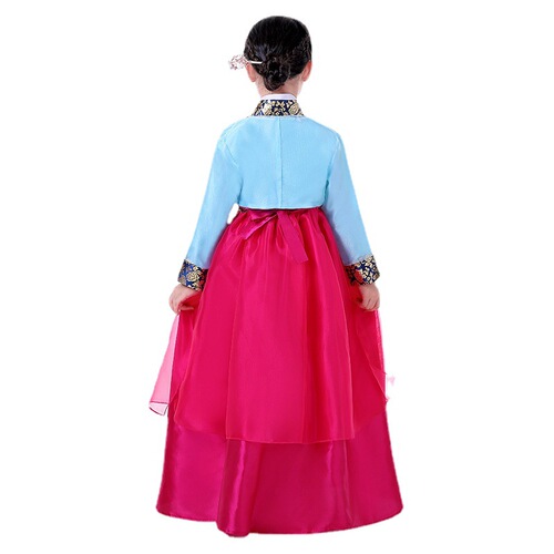 Korean Children's Traditional Costume for Girls, Ethnic Minority Dance Wear, Dae Jang Geum Stage Performance Costume