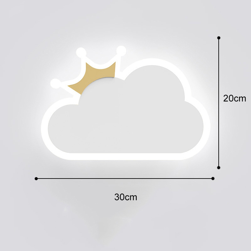 Niños creativos dormitorio noche lámpara de pared acrílico niños y niñas dormitorio decorativo lámpara de pared de dibujos animados lámpara de pared decorativa