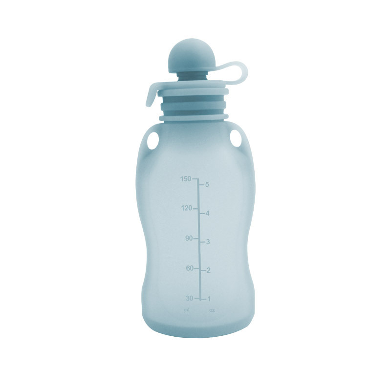 Bolsa de almacenamiento de leche de silicona para leche materna fresca y reutilizable bolsa de almacenamiento de leche 150ml de almacenamiento congelado para puré de arroz