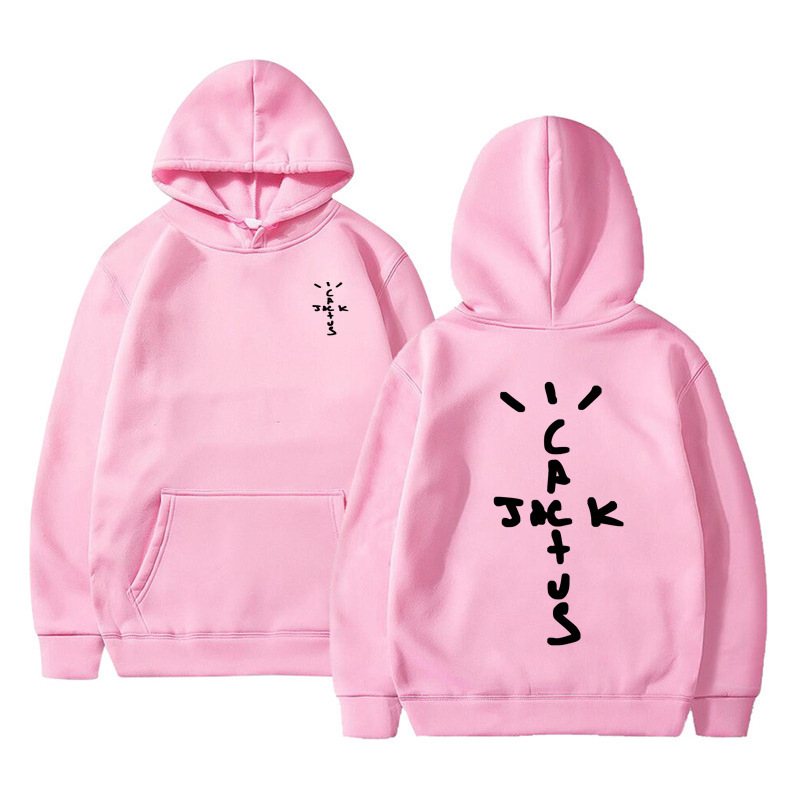Hip Hop Plus Size Hoodie Cactus Jack Swag Print Funny Women