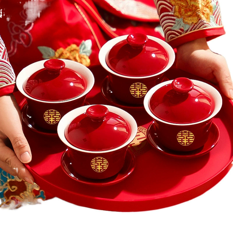 Праздничная свадебная чаша Happy Bowl Hi Cup китайского стиля чайнaй чайная подставка набор красной чаши красная чаша Plason набор новичков новая модель чаши