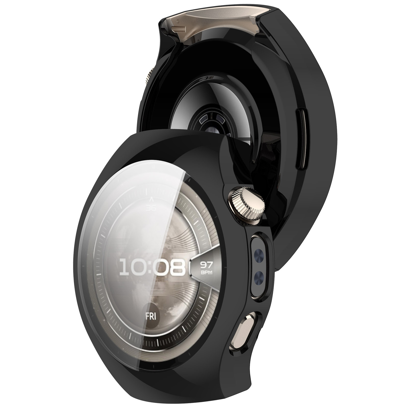 Xinyuan Shuntong is suitable for the Huawei watch5 protective case with a 42MM tempered film and a full 46MM integrated case and film watch case undefined