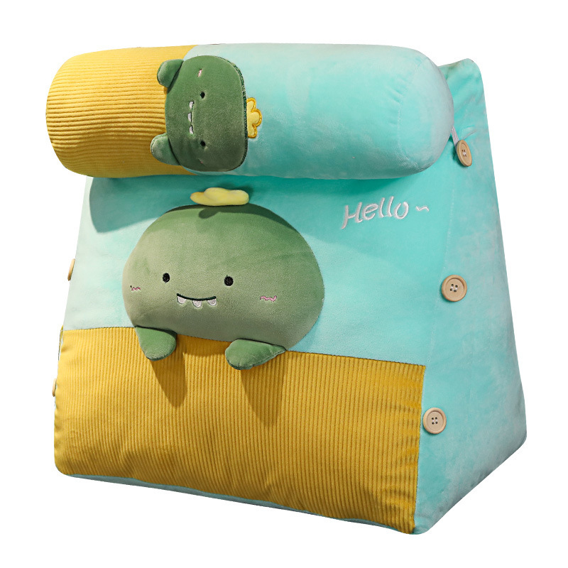 Cute cartoon three dimensional pillow for bed for students