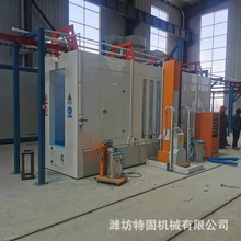 非標定制噴塗噴塑設備流水線 全自動大旋風回收系統 烘干固化設備