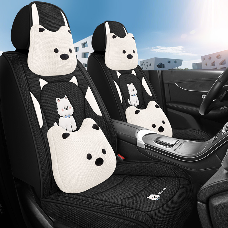 雪铁龙经典老世嘉三厢坐垫套新世嘉适用汽车座套亚麻全包围四季夏