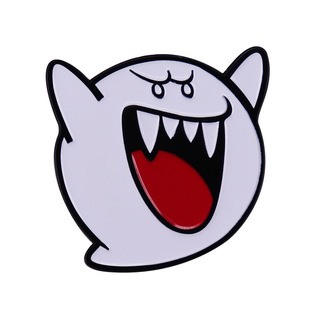 Cute Boo Boo Ghost Brooch Nintendo Game Inspiration Badge