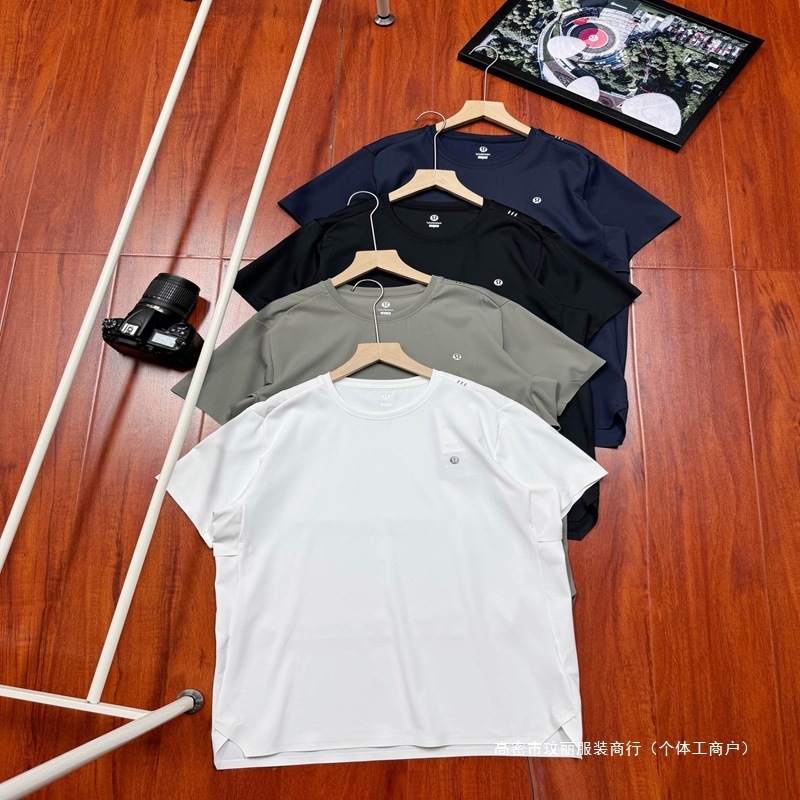 2025年新作夏 LULU メンズ 速乾 半袖 デイリー 通勤 万能 カジュアル Tシャツ|undefined