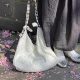 2025 New Self-made Texture Wave Dot Canvas Bag Women's Lazy Style Large Capacity All-match Commuter Portable Underarm Bag