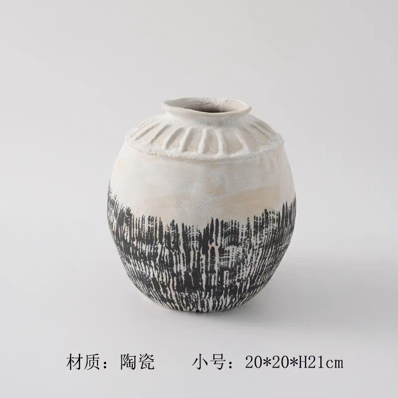 寂風手作り美ラード風陶磁器花瓶芸術サンプルプレート間民宿茶室花器異形アクセサリー置物|undefined