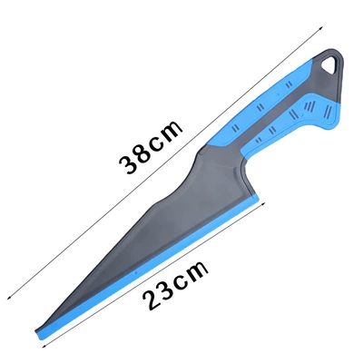 Car wash film tool beef tendon advertising silicone water scraping car wash film glass cleaning water scraping (Car cleaning tools) - a-blue-rubber-gun-shaped-magnetic-wiper-blade