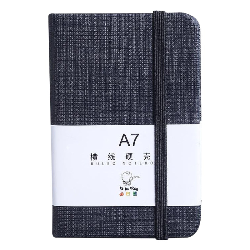 Kaba oso A7 pequeño cuaderno pequeño portátil fresco portátil práctico para estudiantes mini simple libro de bolsillo creativo