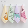 New products Manufactor Direct selling Cartoon animal pure cotton printing towel children baby Wash one's face Washcloth goods in stock wholesale