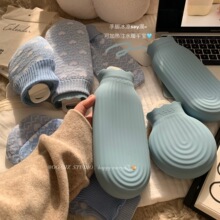 住校生bi入~软呢硅胶注水热水袋 可微波炉加热暖手宝暖脚暖胃