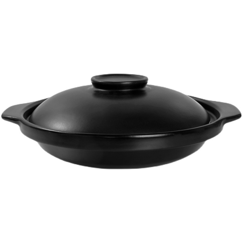 BB4C批發耐高溫酒店飯店專用特淺大砂鍋乾鍋菜檸檬魚專用砂鍋